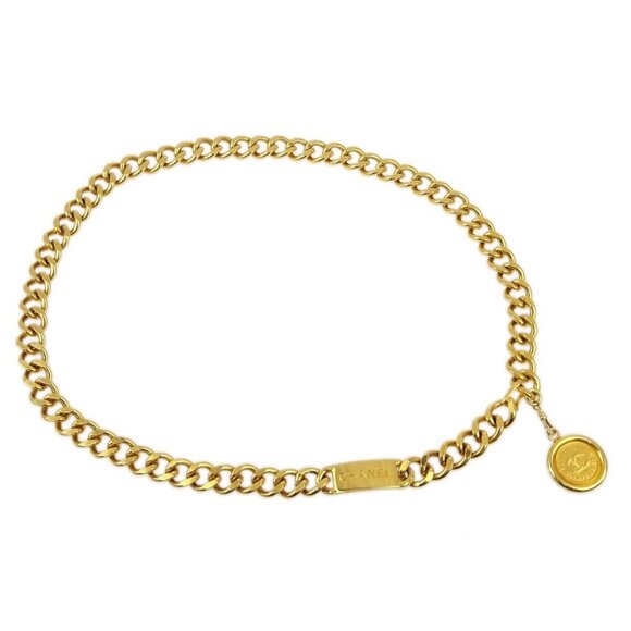 Chanel Medallion Chain Belt Small Good 113785 - Picture 1 of 4